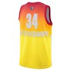 NBA Mænd Trøje All-Star 2023 Team 2 Giannis Antetokounmpo 34 Nike Orange Swingman